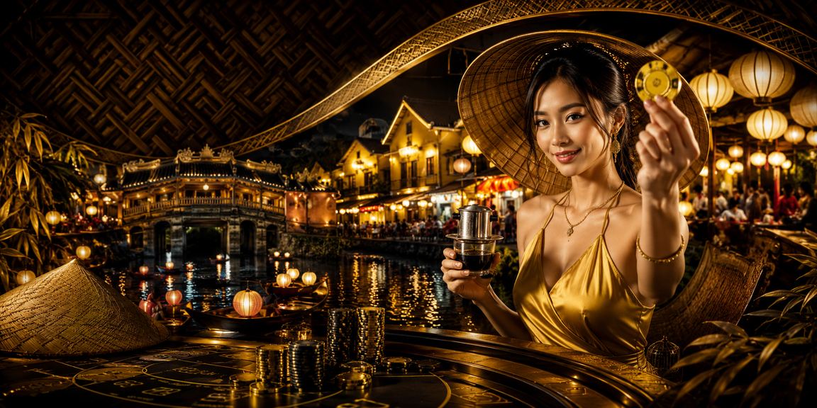 Du khách và người dân tại Hội An trải nghiệm cá cược online bên chiếc nón lá truyền thống